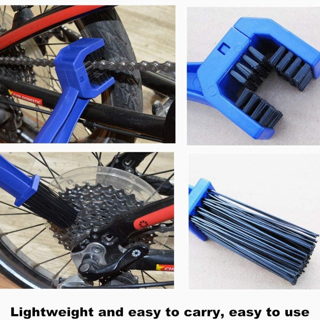 Motorcycle Chain Brush Bicycle Cleaning Brush Cleaning Electric Vehicle Tools Brush Chain