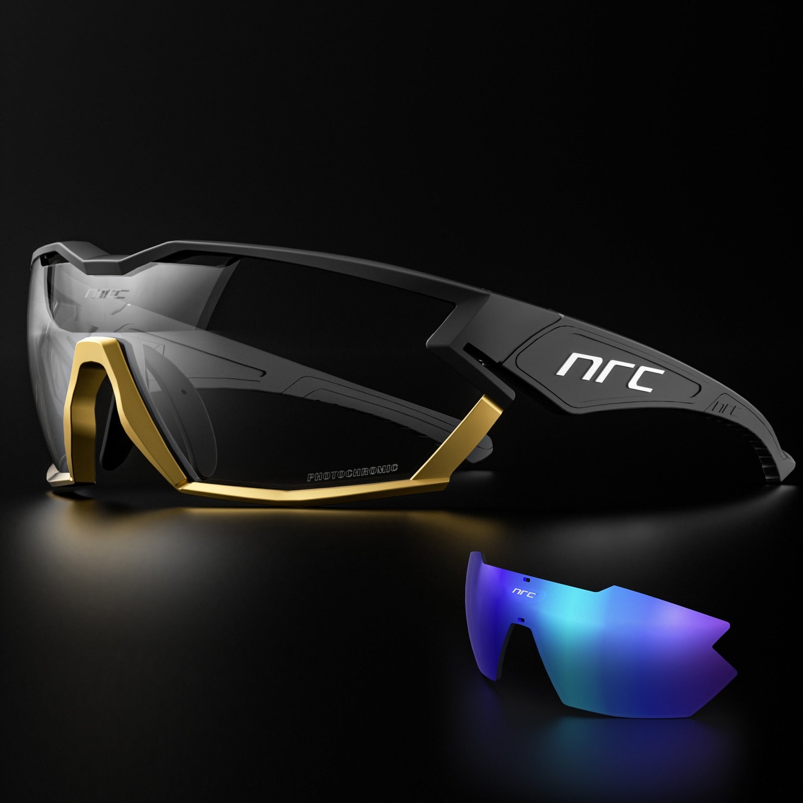 2023 NRC P-Ride Photochromic Cycling Glasses man Mountain Bike Bicycle Sport Cycling