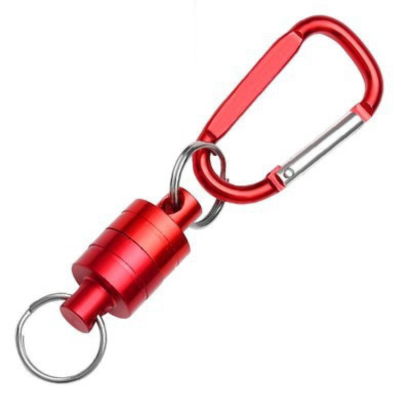 Strong Magnetic Carabiner Aluminum Alloy Carabiner Keychain Outdoor Camping Climbing Snap Clip Lock