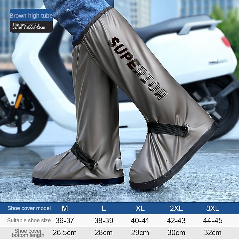 Tube Outdoor Waterproof Rain Anti-Slip Cycling Shoe Covers Motorcycle Pocket Service
