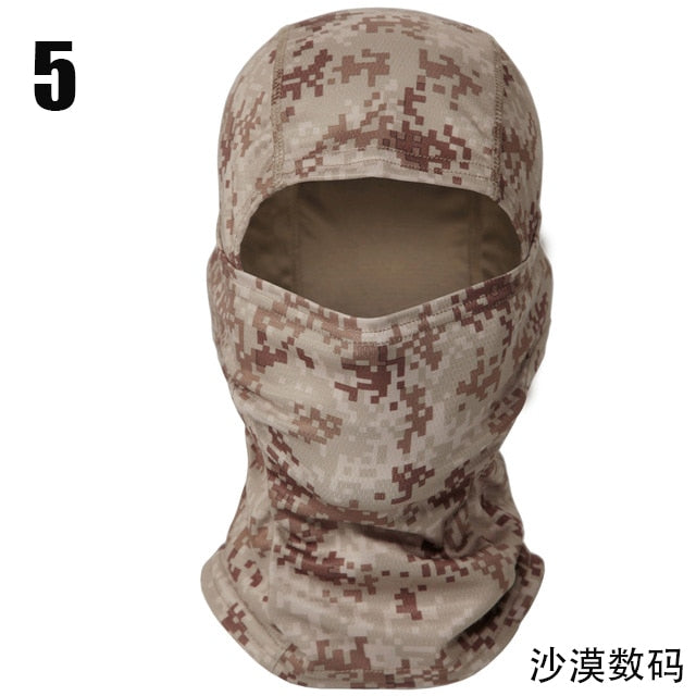 Camouflage Balaclava Full Face Mask Wargame CP Military Hat Hunting Bicycle Cycling