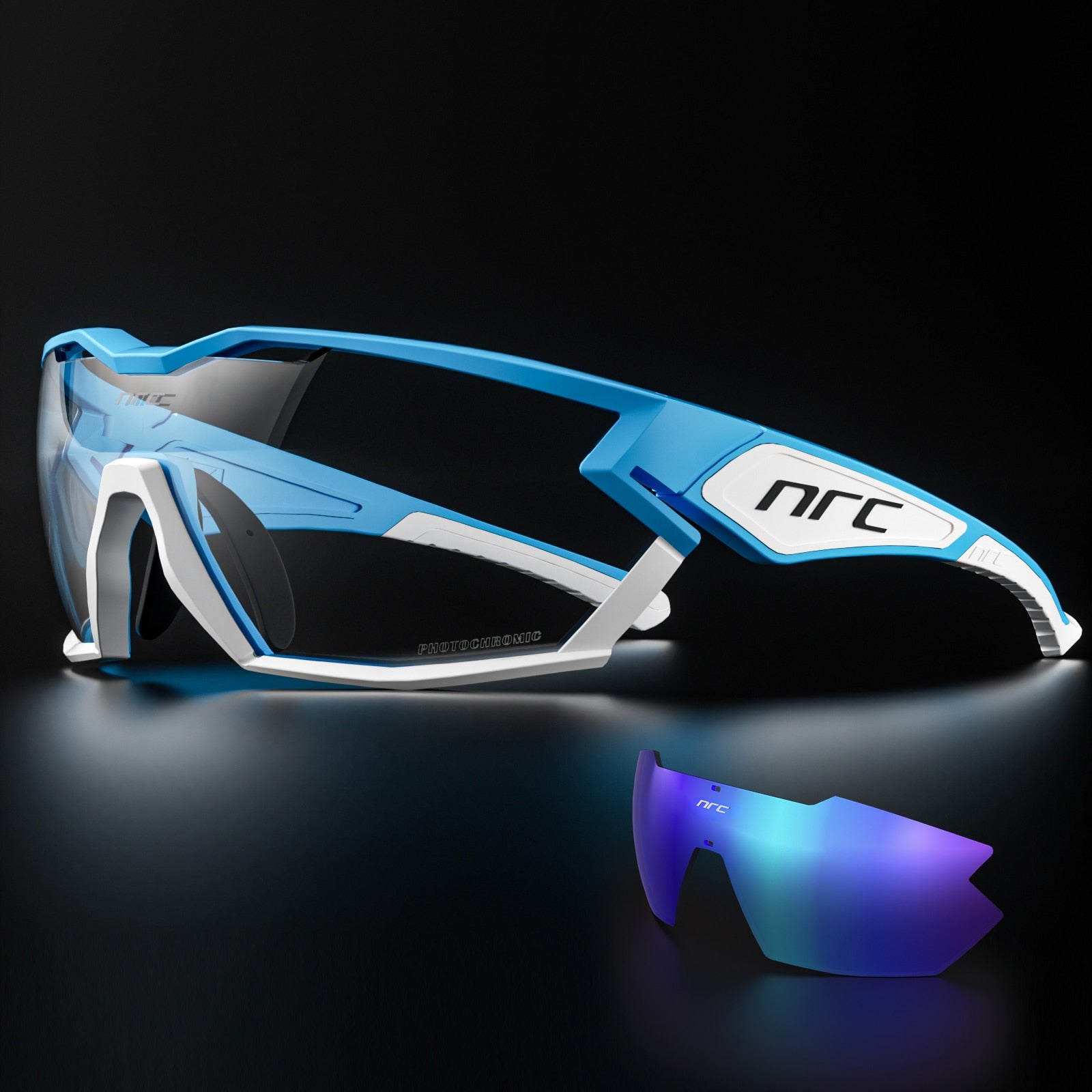 2023 NRC P-Ride Photochromic Cycling Glasses man Mountain Bike Bicycle Sport Cycling