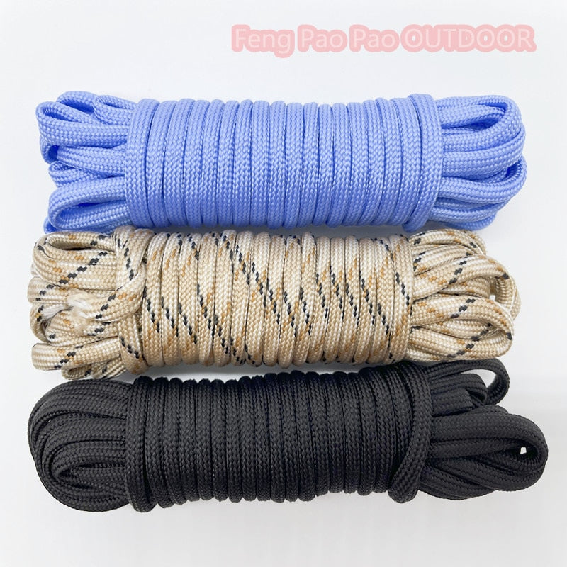 4mm 7 Stand Cores Parachute Cord Lanyard Outdoor Camping Rope Climbing Hiking Accessories