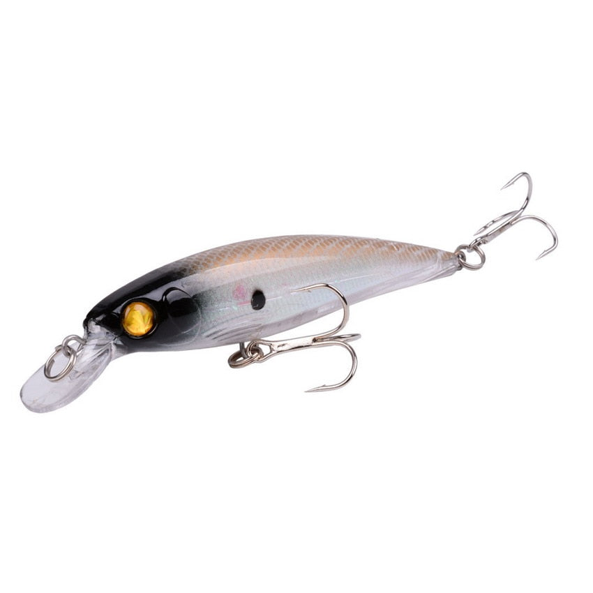 Laser Minnow Fishing Lure 11CM 13G pesca hooks fish wobbler tackle crankbait artificial