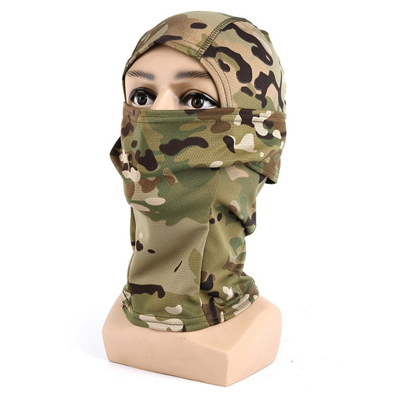 Camouflage Balaclava Full Face Mask Wargame CP Military Hat Hunting Bicycle Cycling