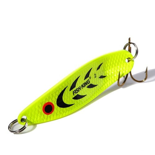 Spoon  FISHKING Fishing Lures Spoon Wobble Metal Jig Trout Spoon18g 27g Spinner