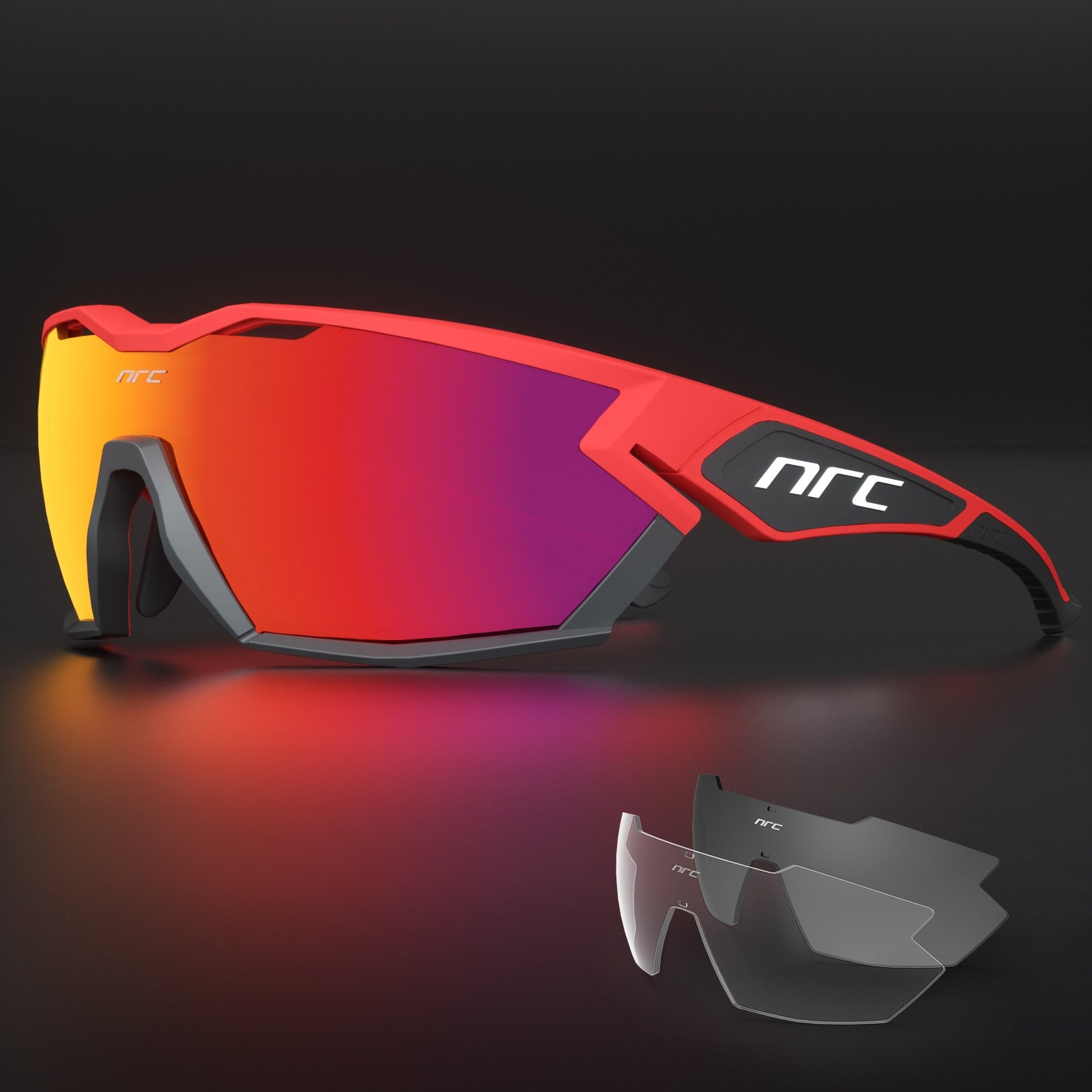 2023 NRC P-Ride Photochromic Cycling Glasses man Mountain Bike Bicycle Sport Cycling