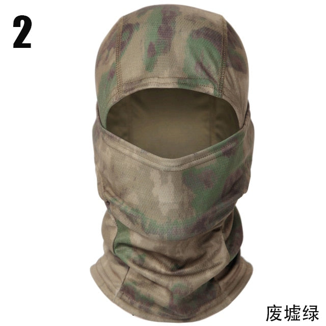 Camouflage Balaclava Full Face Mask Wargame CP Military Hat Hunting Bicycle Cycling