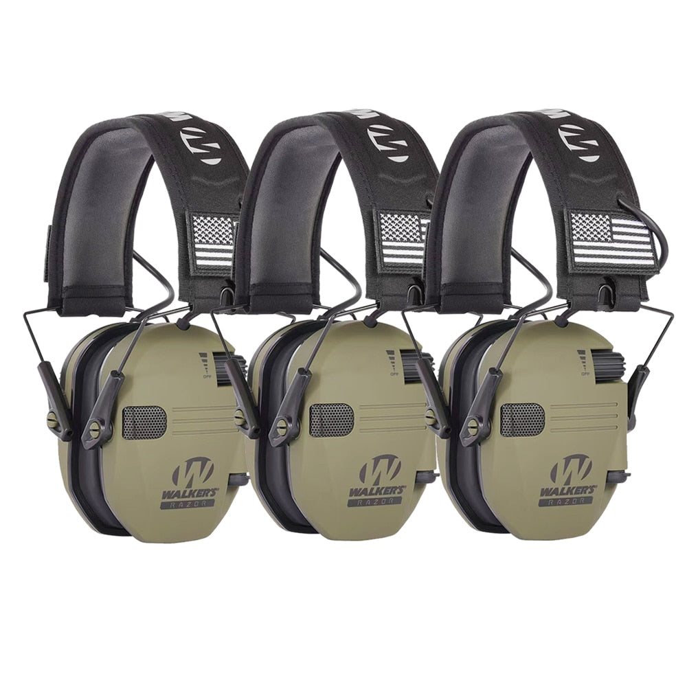 Ear Protection Safety Earmuffs Noise Reduction Slim Shooter Electronic Muffs Hearing