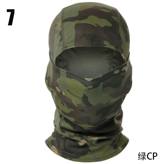 Camouflage Balaclava Full Face Mask Wargame CP Military Hat Hunting Bicycle Cycling