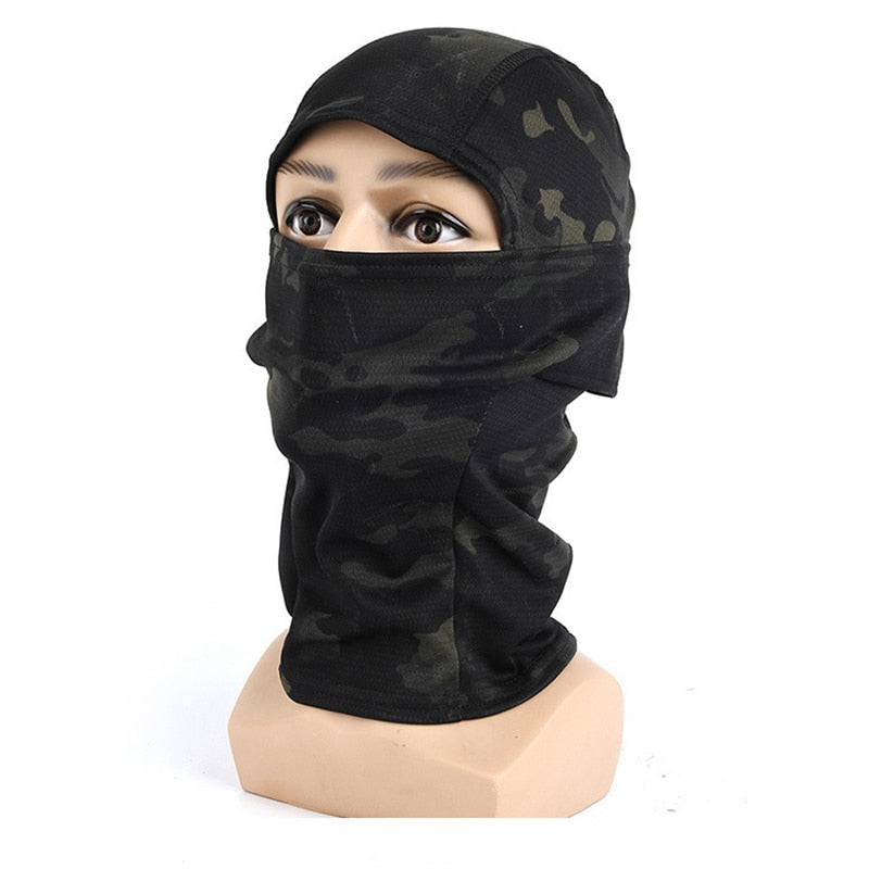 Camouflage Balaclava Full Face Mask Wargame CP Military Hat Hunting Bicycle Cycling