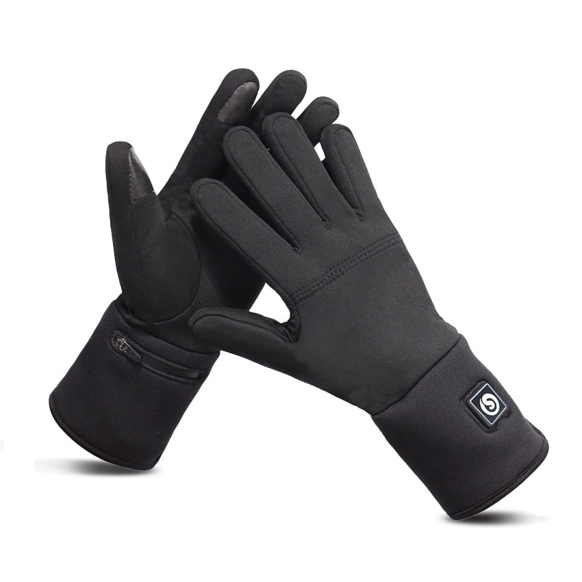 Liner Heated Gloves Winter Warm Skiing Gloves Outdoor Sports Motorcycling Riding Skiing