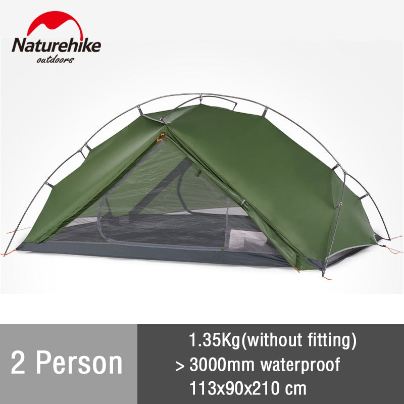 Naturehike VIK Tent 1 2 Person Ultralight Tent Portable Travel Hiking Outdoor Tent Airy