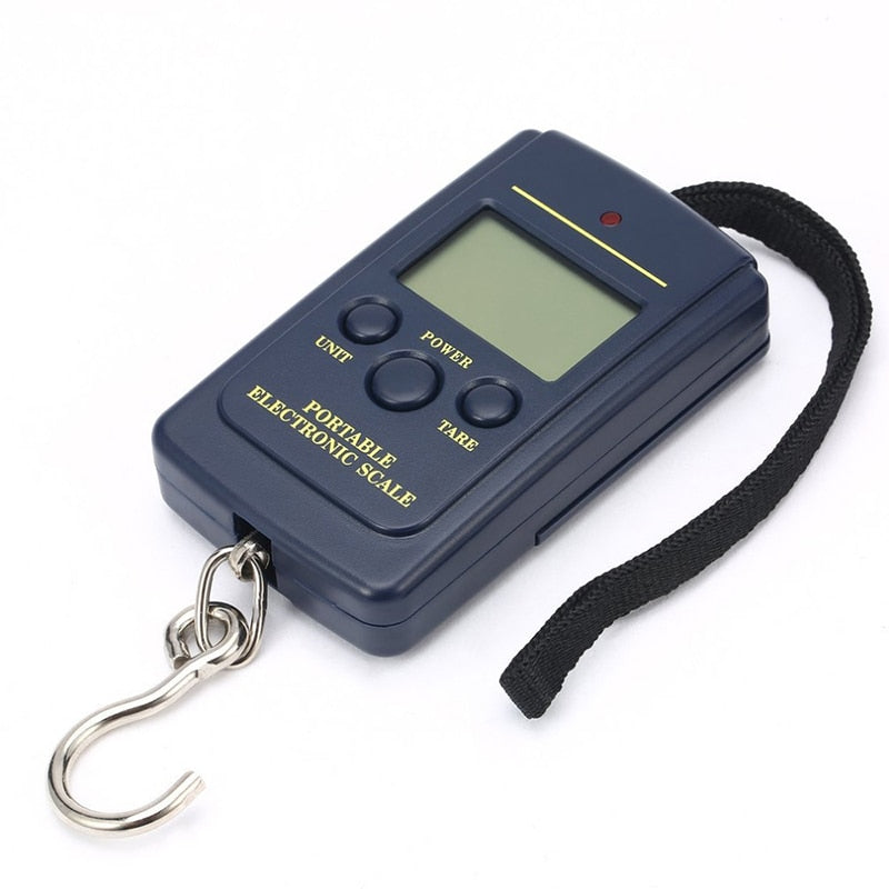 40kg/10g Mini Digital Scale for Fishing Luggage Travel Weighting Steelyard Hanging Electronic