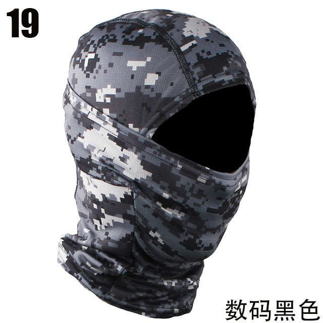 Camouflage Balaclava Full Face Mask Wargame CP Military Hat Hunting Bicycle Cycling