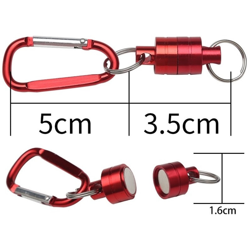 Strong Magnetic Carabiner Aluminum Alloy Carabiner Keychain Outdoor Camping Climbing