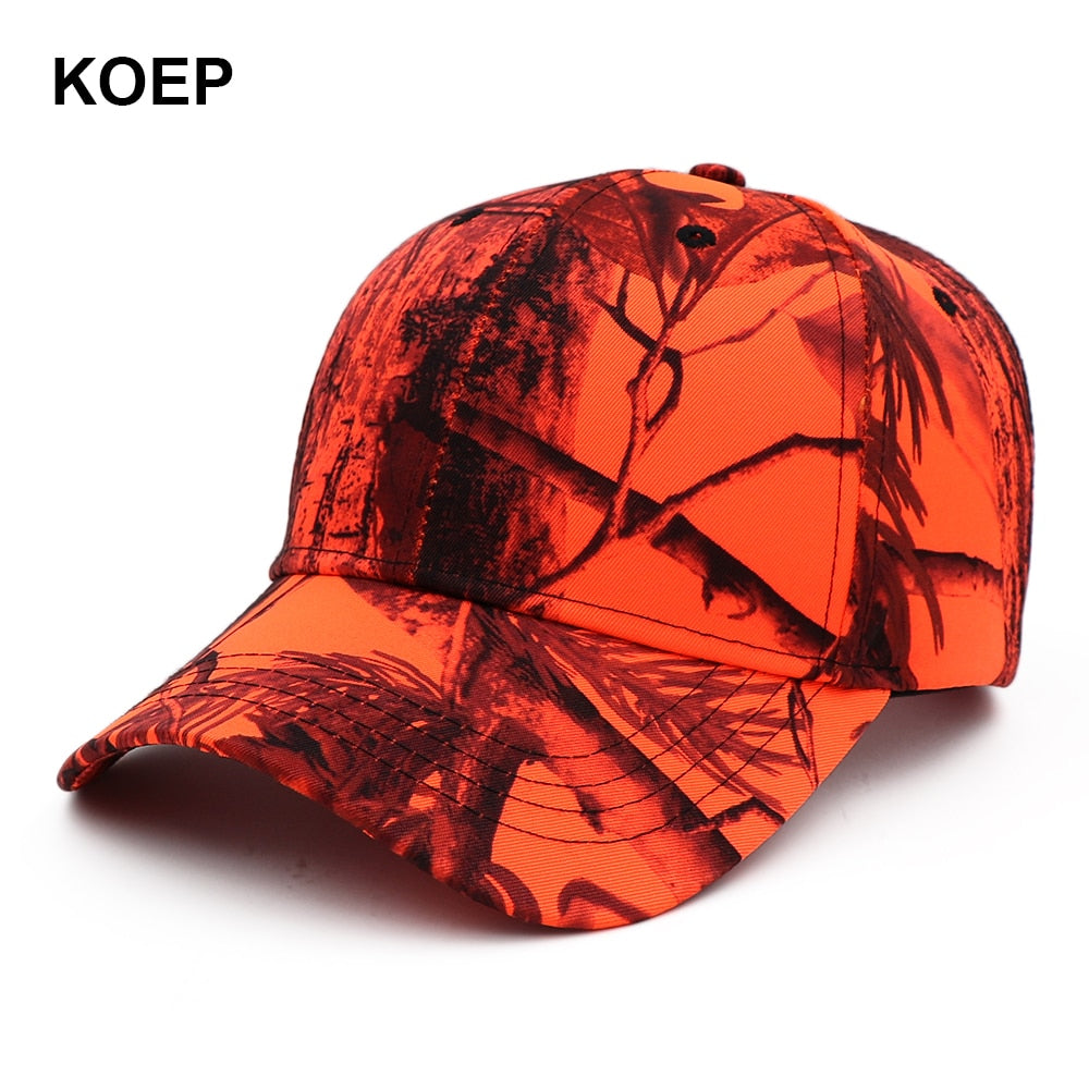 KOEP New Camo Baseball Cap Fishing Caps Men Outdoor Hunting Camouflage Jungle