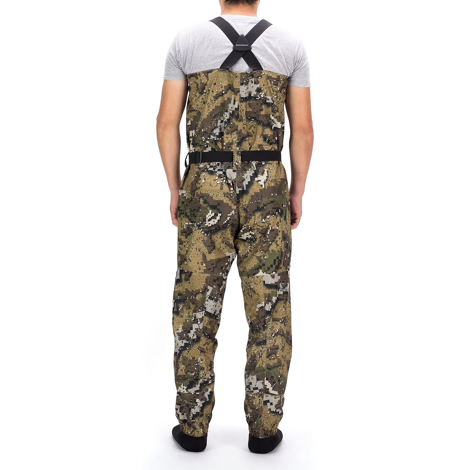 Men Camo Chest Stocking Foot and Boot Foot Fishing Hunting Waders for Men Breathable