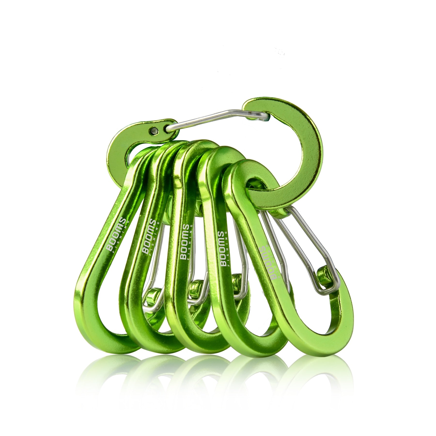 Steel Small Carabiner Clips Outdoor Camping  Multi Tool  Fishing Acessories 6pcs