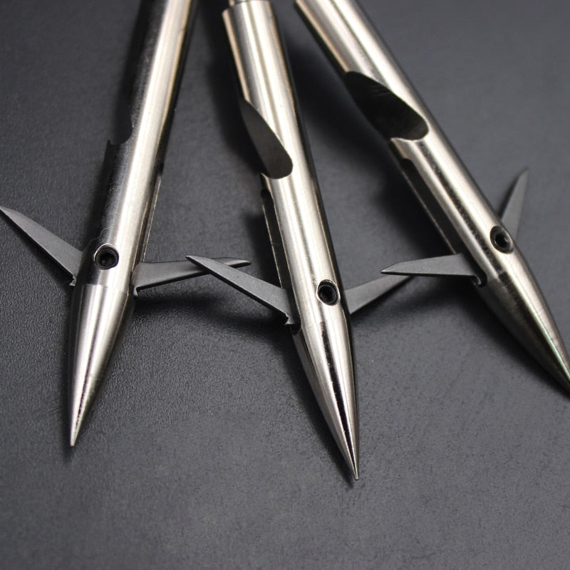 3pcs High Quality Short Fishing Darts Outdoor Riverside Archery Hunting Stainless Steel tools