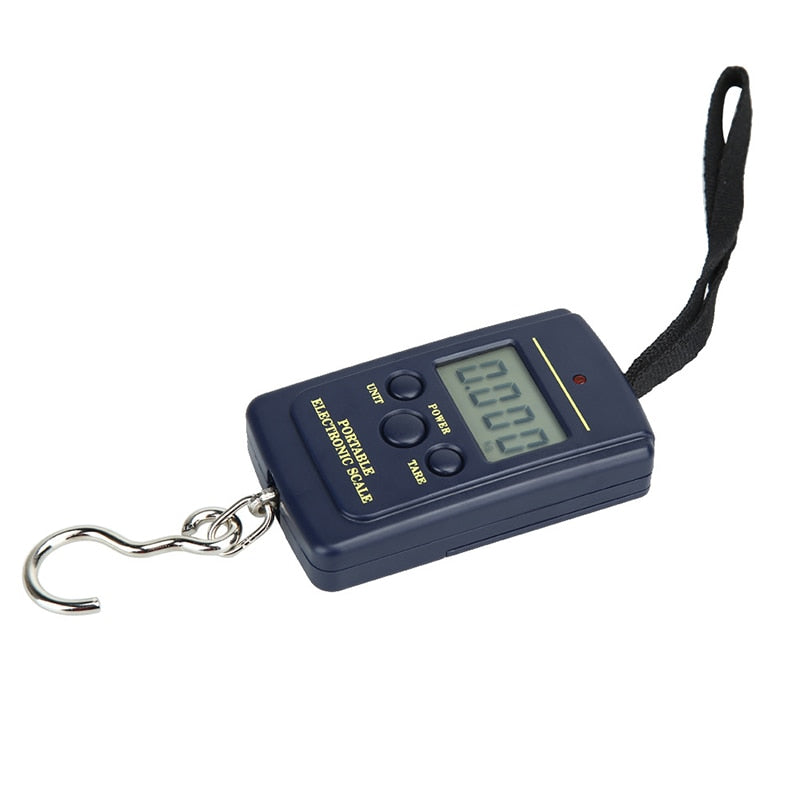 40kg/10g Mini Digital Scale for Fishing Luggage Travel Weighting Steelyard Hanging Electronic