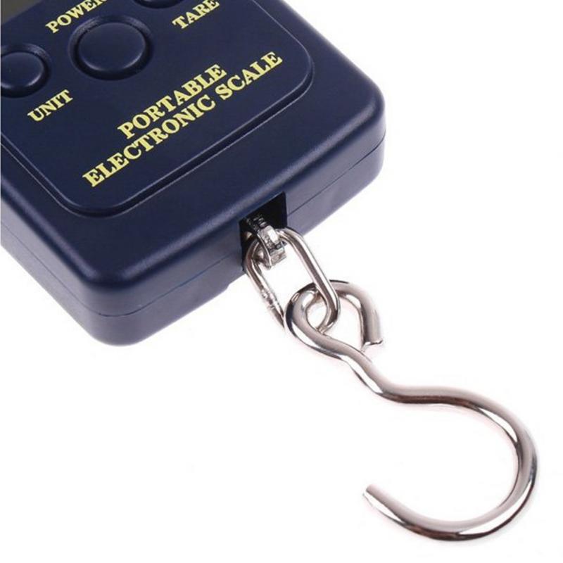 Mini Digital Scale for Fishing Luggage Travel Weighting Steelyard Hanging Electronic Hook