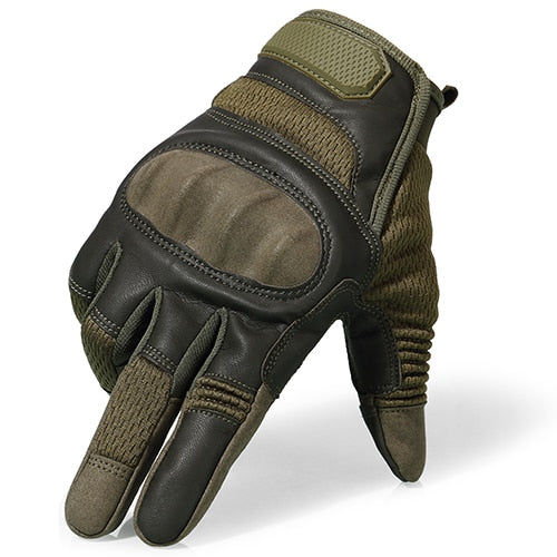 Touch Screen Tactical Gloves PU Leather Army Military Combat Airsoft Sports Cycling Paintball