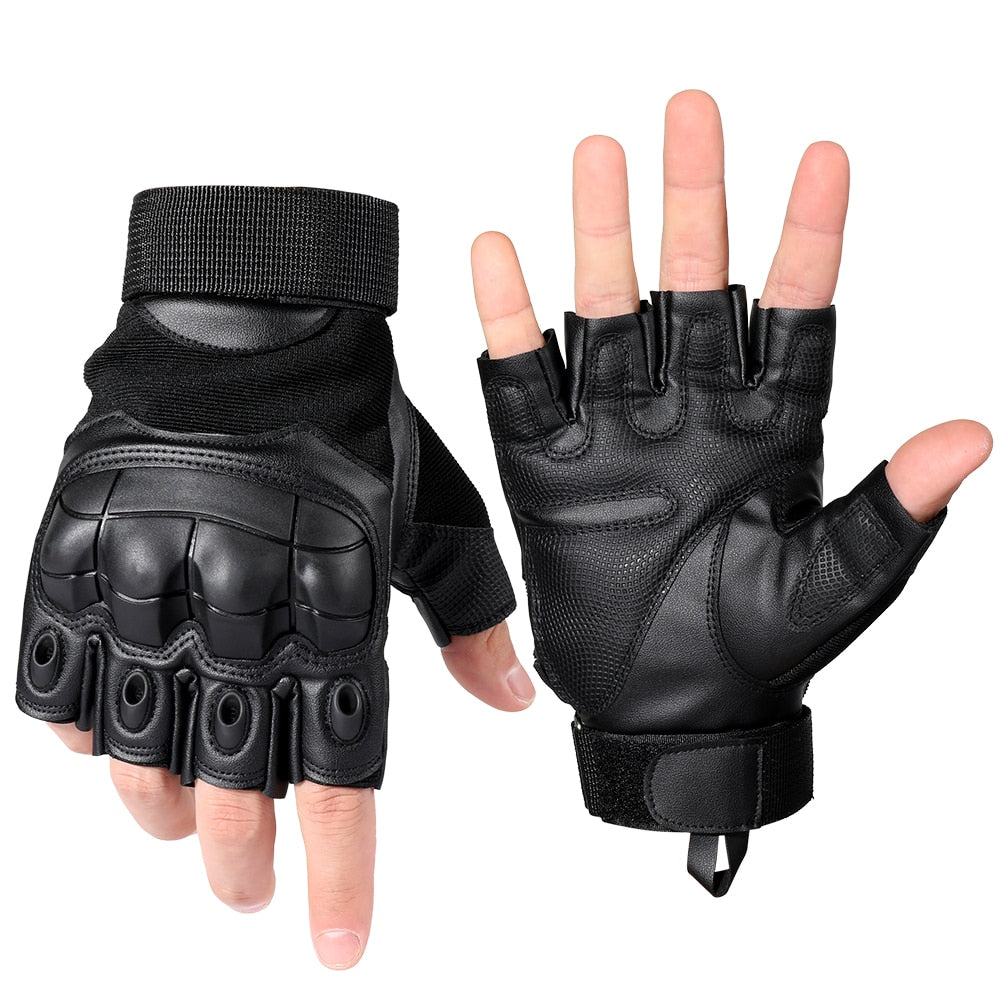 Touch Screen Tactical Gloves PU Leather Army Military Combat Airsoft Sports Cycling Paintball