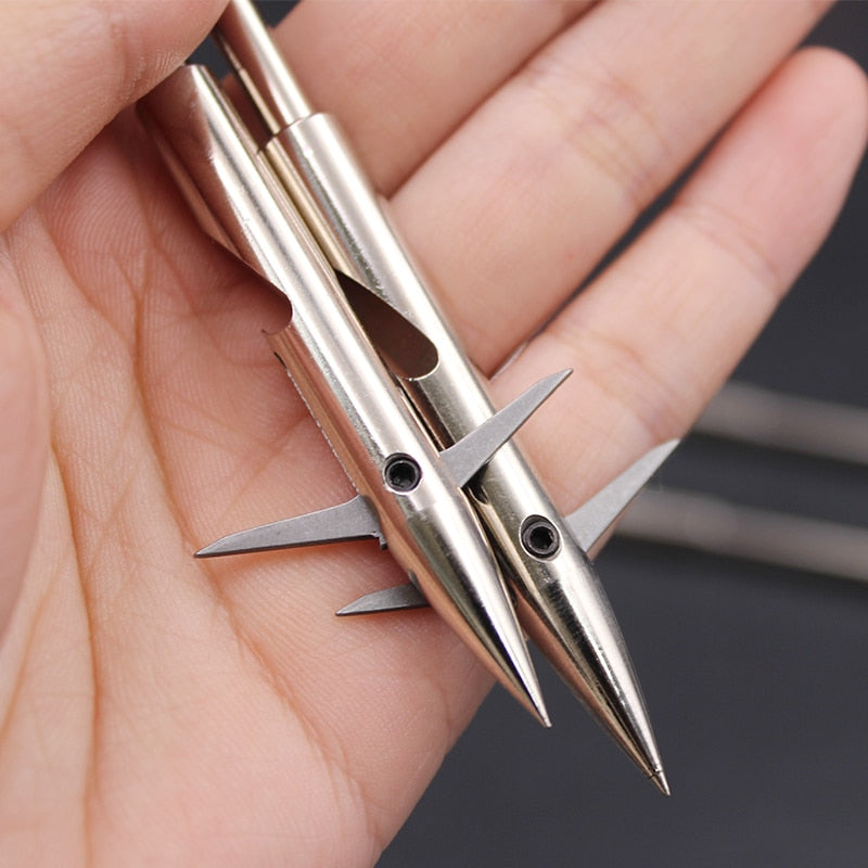 3pcs High Quality Short Fishing Darts Outdoor Riverside Archery Hunting Stainless Steel tools