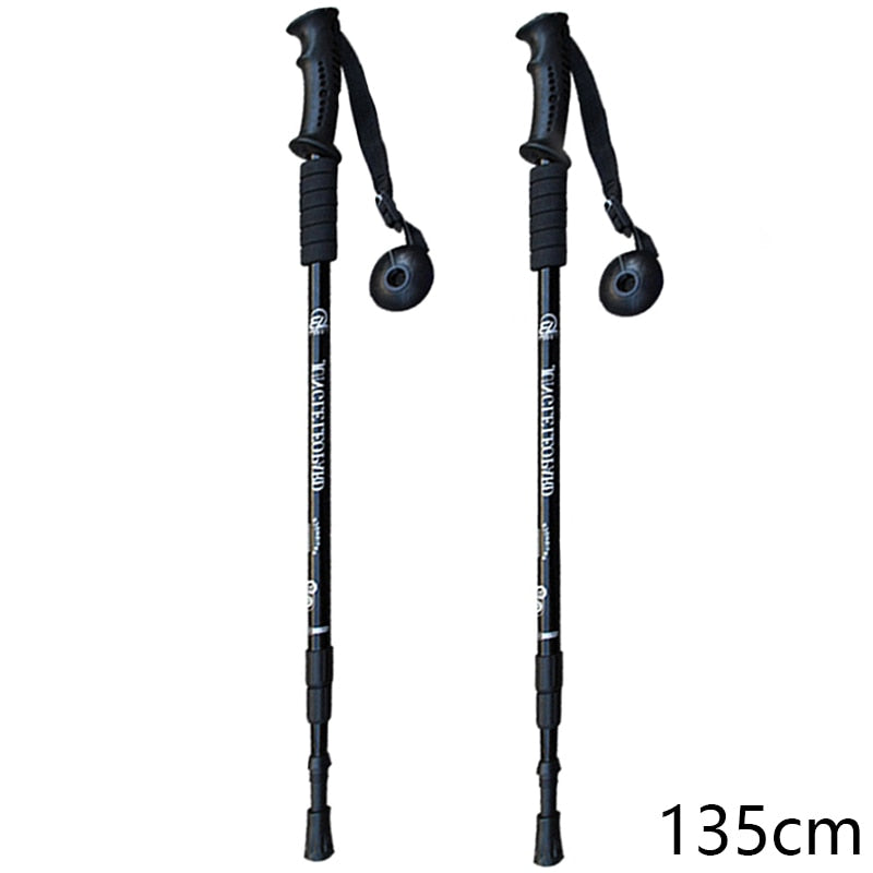 Sticks Telescopic Trekking Hiking Poles Mountaineering Walking Sticks Retractable