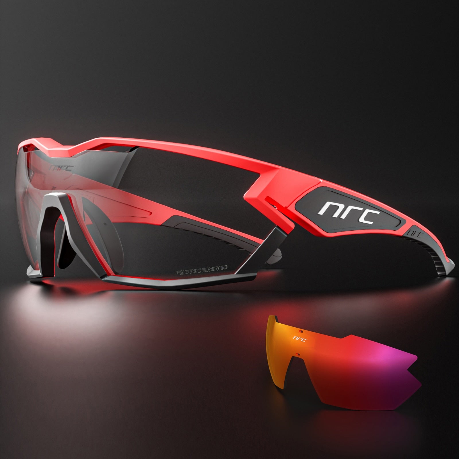 2023 NRC P-Ride Photochromic Cycling Glasses man Mountain Bike Bicycle Sport Cycling