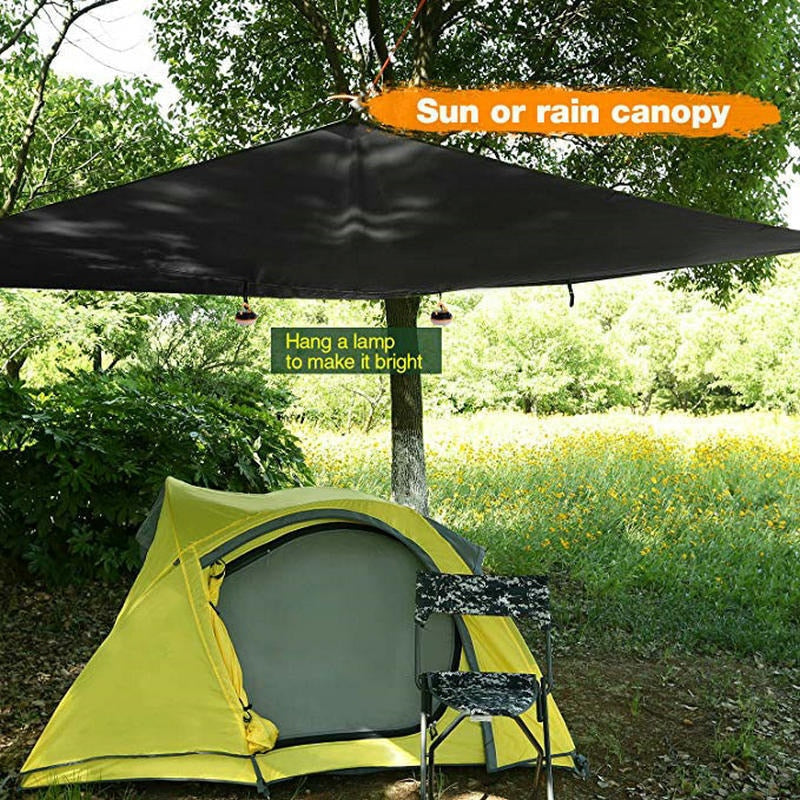 210T Waterproof Tarp Tent Shade Outdoor Camping Hammock Rain Fly UV Garden