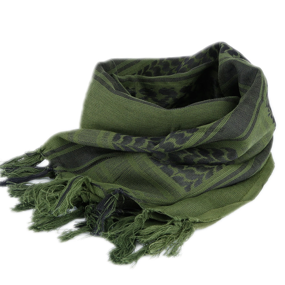 Scarves Military Arab Tactical Desert Scarf Army Shemagh with Tassel for Men Women