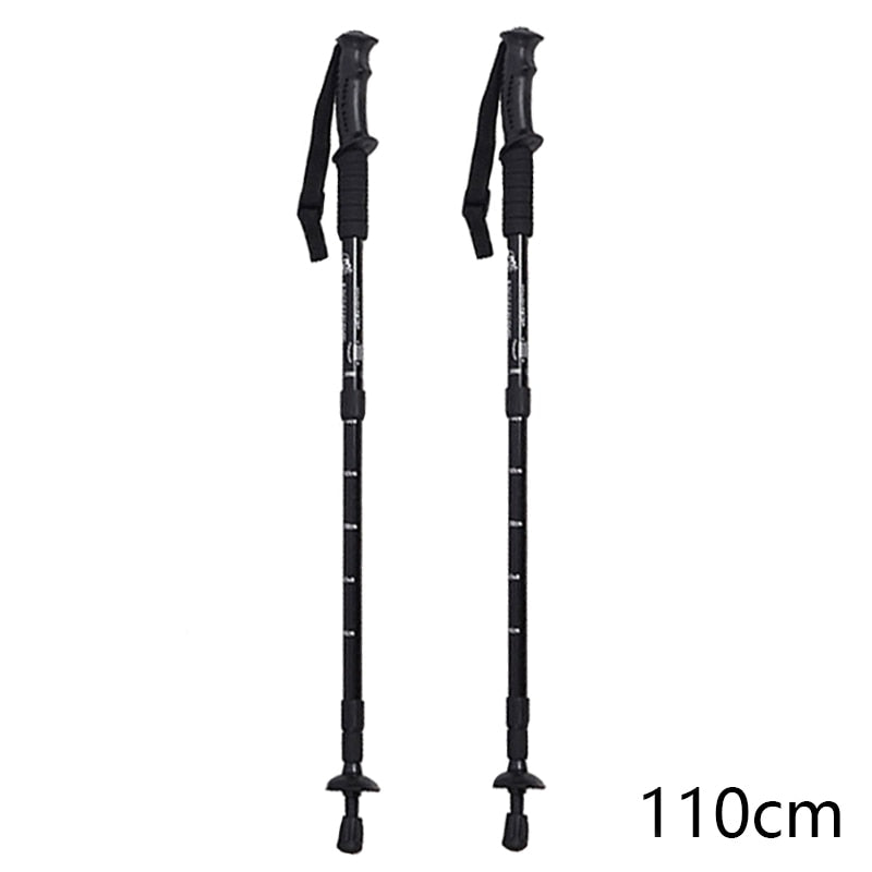 Sticks Telescopic Trekking Hiking Poles Mountaineering Walking Sticks Retractable