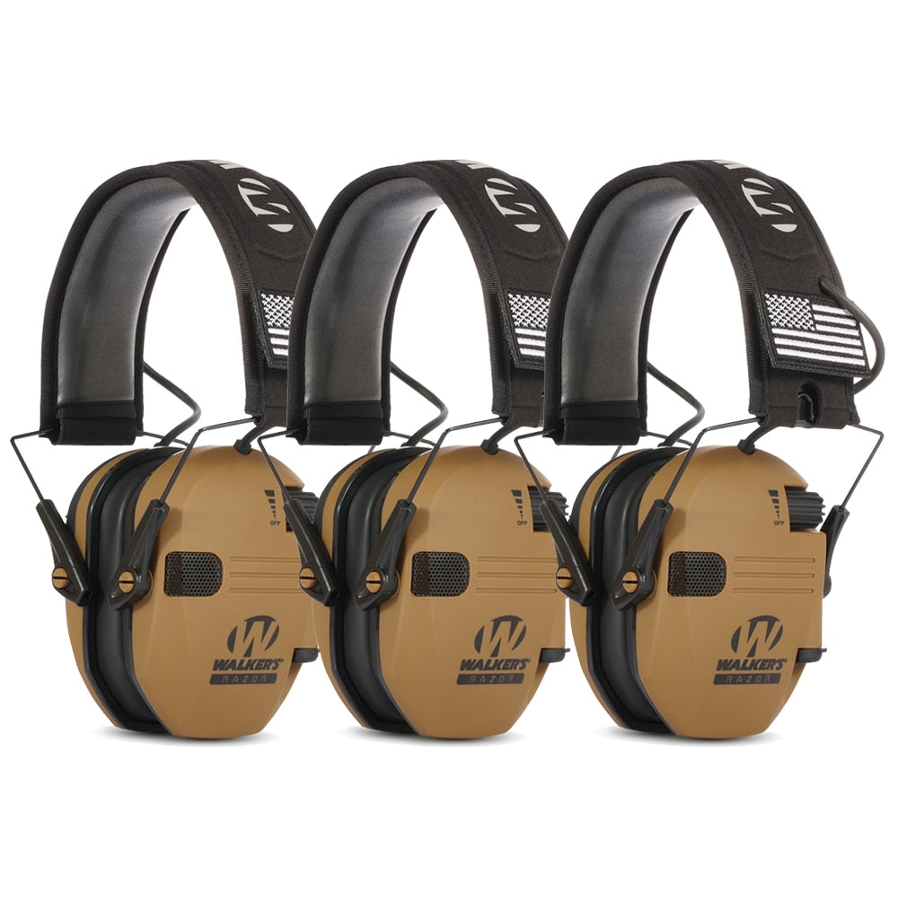 Ear Protection Safety Earmuffs Noise Reduction Slim Shooter Electronic Muffs Hearing