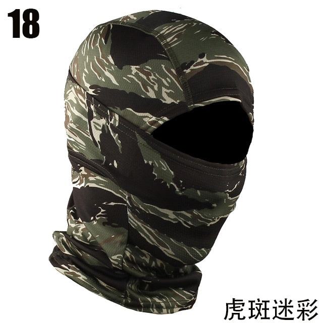 Camouflage Balaclava Full Face Mask Wargame CP Military Hat Hunting Bicycle Cycling