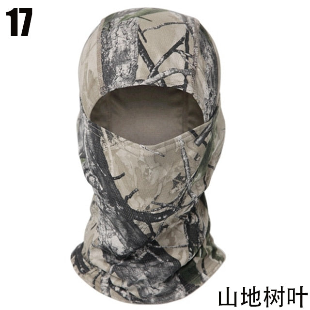 Camouflage Balaclava Full Face Mask Wargame CP Military Hat Hunting Bicycle Cycling