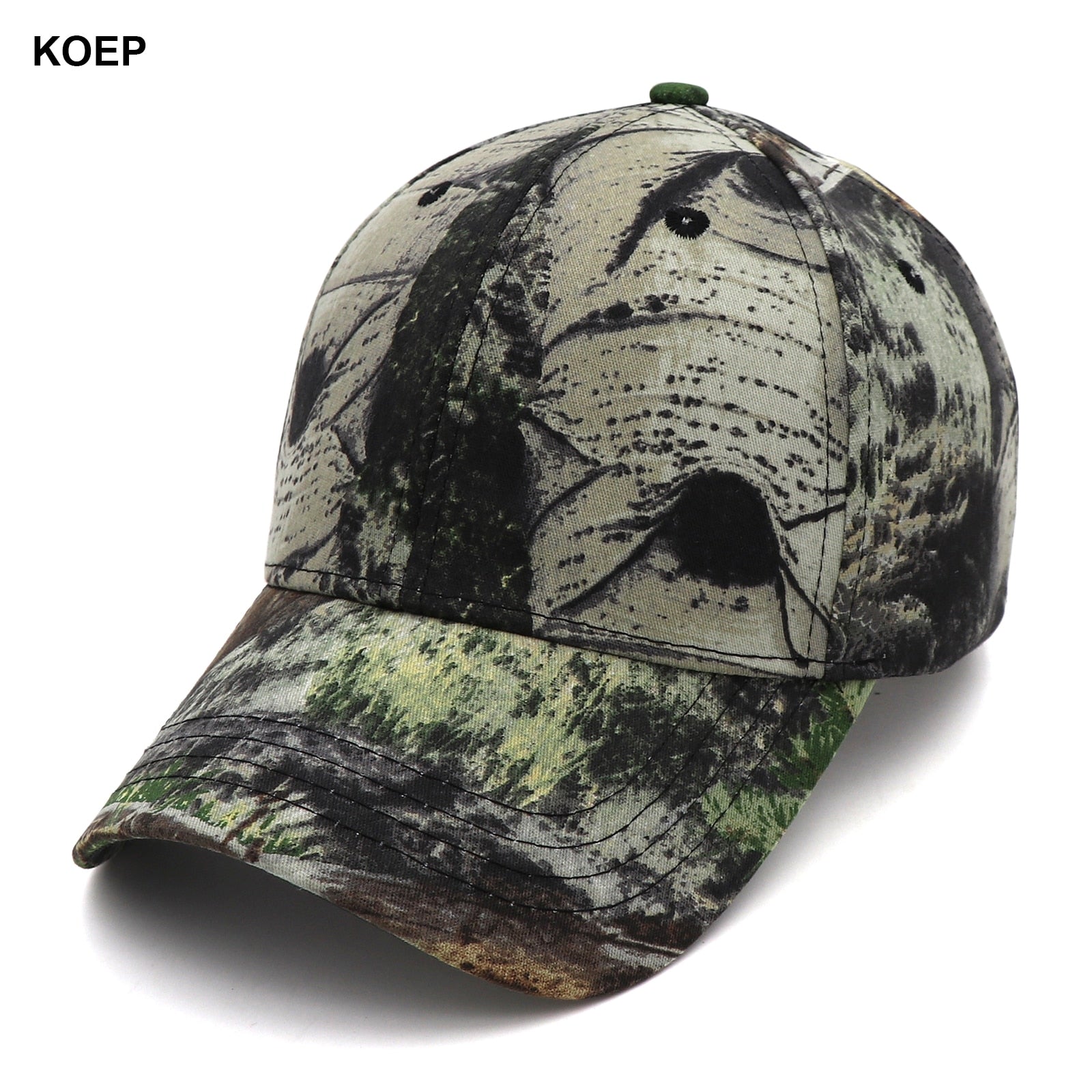 KOEP New Camo Baseball Cap Fishing Caps Men Outdoor Hunting Camouflage Jungle