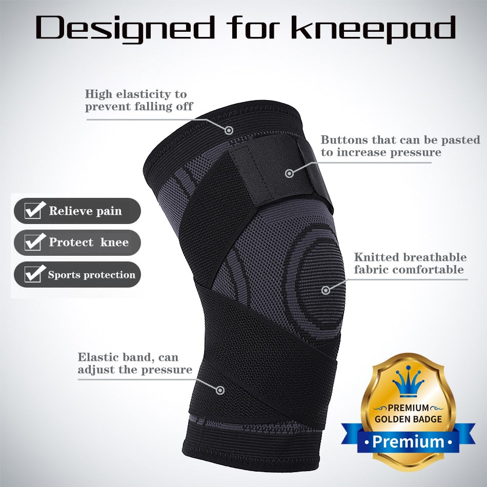 Worthdefence 1/2 PCS Knee Pads Braces Sports Support Kneepad Men Women for Arthritis