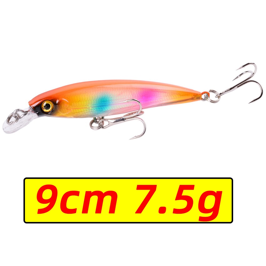 Laser Minnow Fishing Lure 11CM 13G pesca hooks fish wobbler tackle crankbait artificial