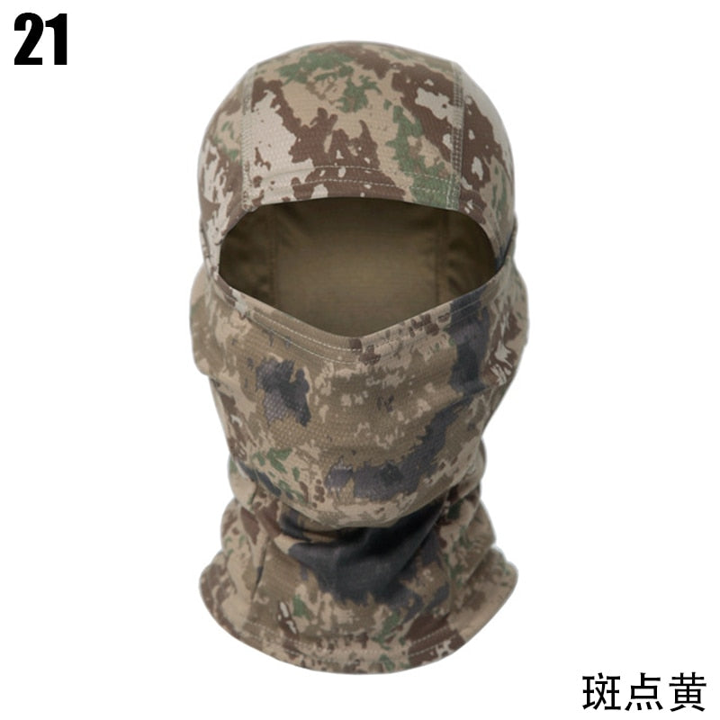 Camouflage Balaclava Full Face Mask Wargame CP Military Hat Hunting Bicycle Cycling