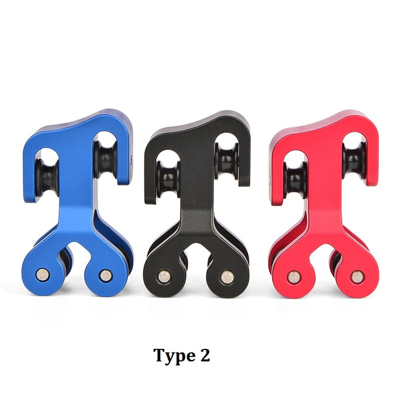 Cable Slide Aluminum Alloy Bowstring Splitter Roller Compound Bowstring Separator Accessories