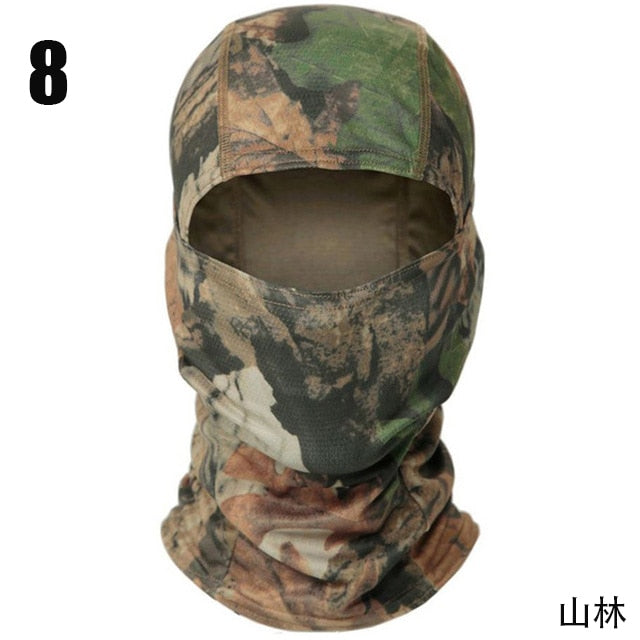 Camouflage Balaclava Full Face Mask Wargame CP Military Hat Hunting Bicycle Cycling