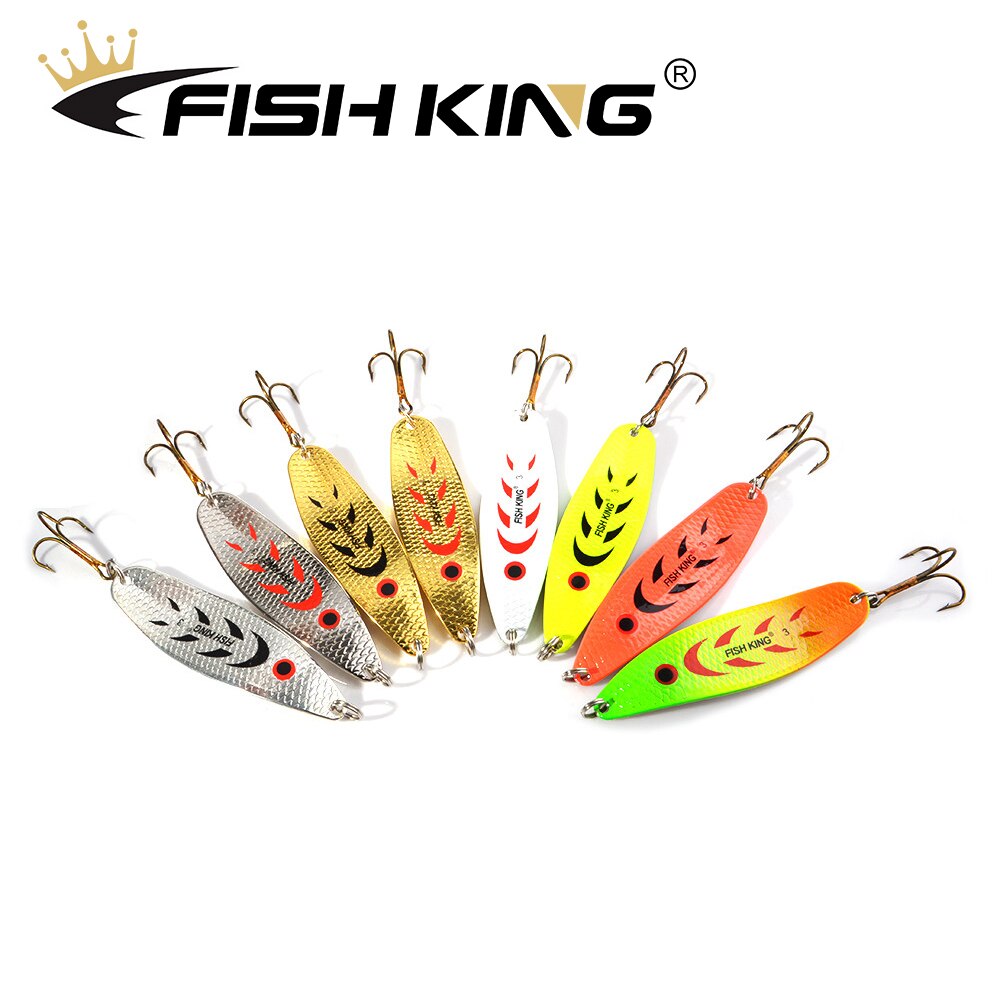 Spoon  FISHKING Fishing Lures Spoon Wobble Metal Jig Trout Spoon18g 27g Spinner