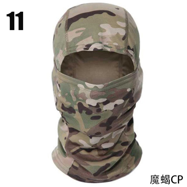 Camouflage Balaclava Full Face Mask Wargame CP Military Hat Hunting Bicycle Cycling