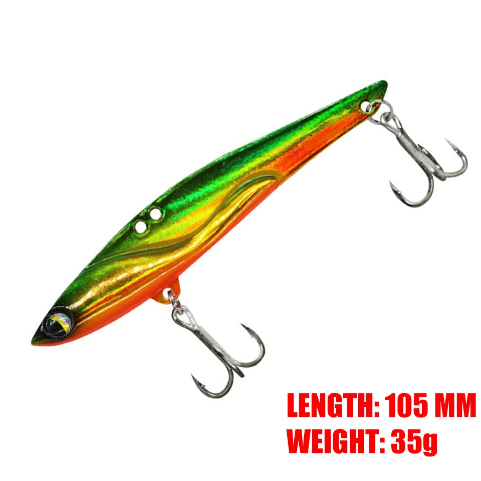 1Pcs Metal VIB FIshing Lure Vibration 3D Eyes Pesca Crank Lures Winter Sinking Hard Bait