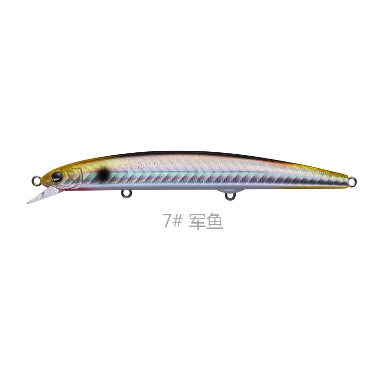 EWE BAOJUN2 Floating Minnow Fishing Lure S115/S125/S140F Jerkbait 13/17/21g