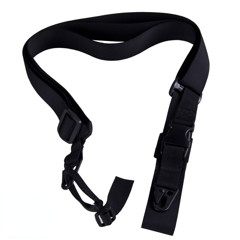 Wear waterproof Tactical Gun Sling 3 Point Bungee Airsoft Rifle Strapping Belt Military