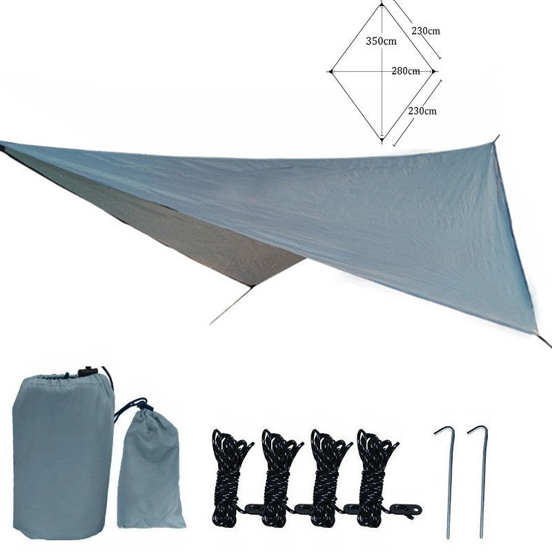 210T Waterproof Tarp Tent Shade Outdoor Camping Hammock Rain Fly UV Garden