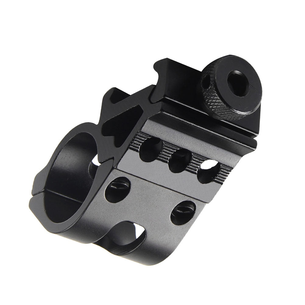 Quick Release Offset Flashlight Scope Mount 20mm Picatinny Rail 45 Degree Sight Mount